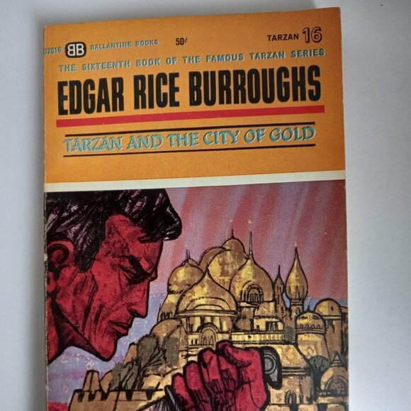Edgar Rice Burroughs TARZAN Ballantine 1960s Vintage Novels Lot of Six - Picture 8 of 16